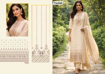 Zaha Yesfab Slub Pant Style Suits Manufacturer Gujarat