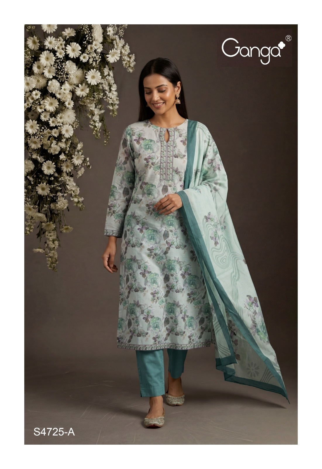 Zahra 4725 Ganga Cotton Pant Style Suits Wholesaler Gujarat