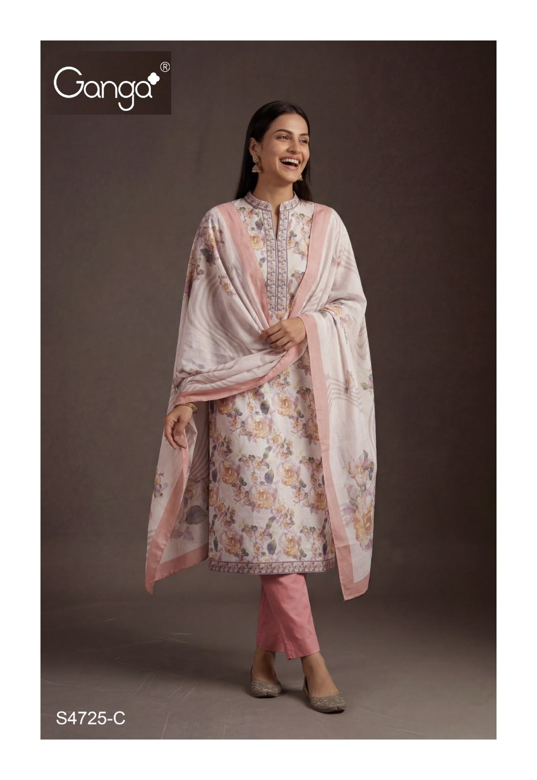 Zahra 4725 Ganga Cotton Pant Style Suits Wholesaler Gujarat