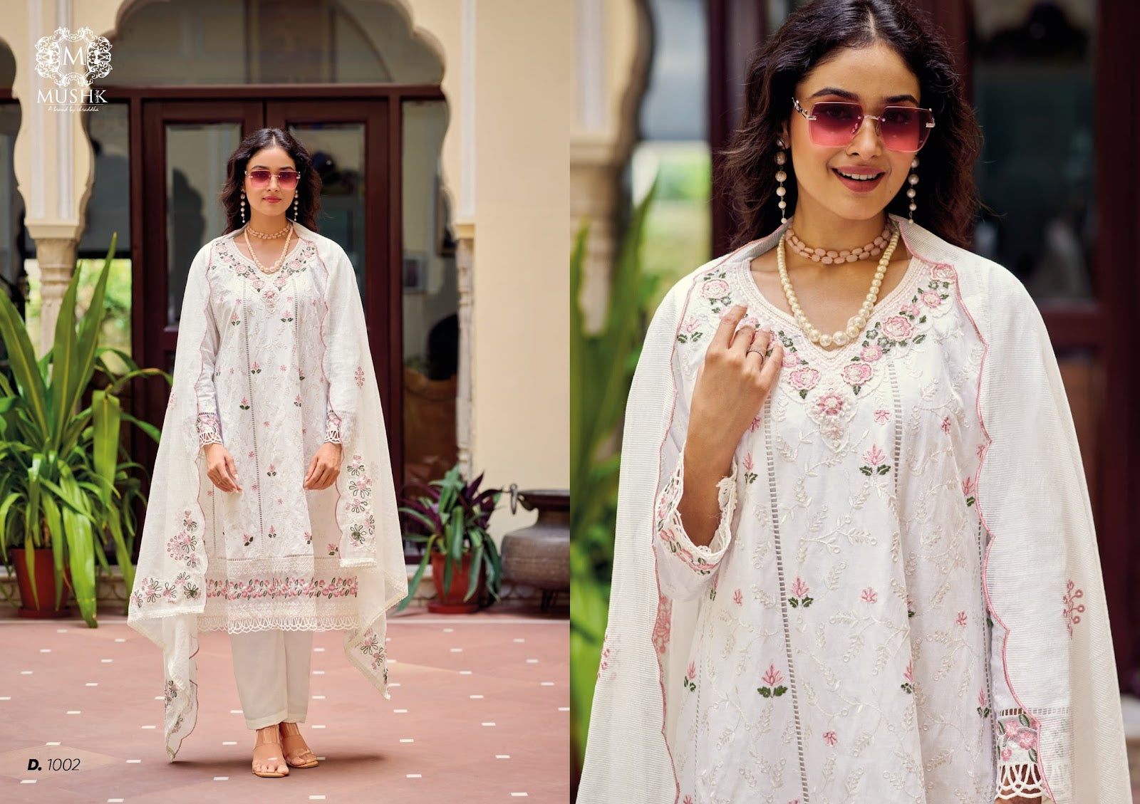 Zahra Cotton Anarkali Mushk Pakistani Readymade Suits Wholesaler Ahmedabad