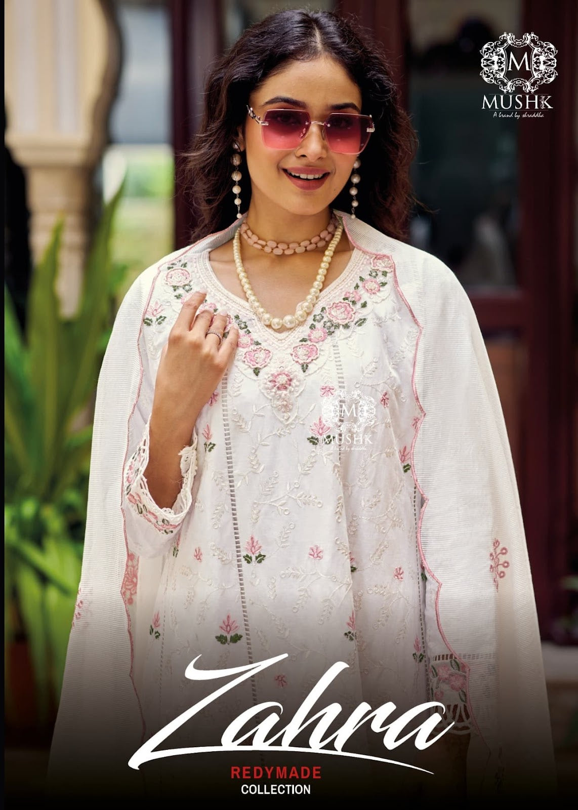 Zahra Cotton Anarkali Mushk Pakistani Readymade Suits Wholesaler Ahmedabad