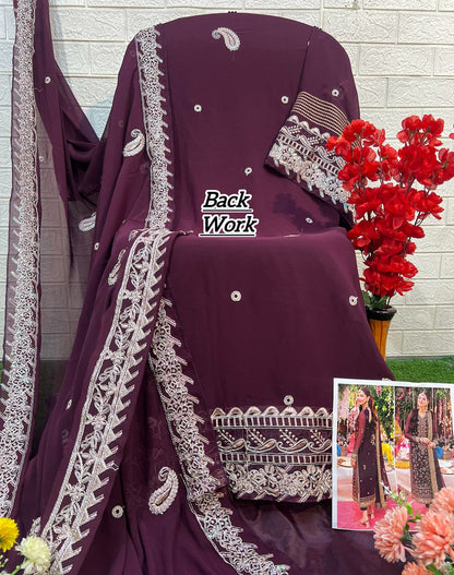 Zahra Rubab Alk Georgette Pakistani Salwar Suits Wholesaler Ahmedabad