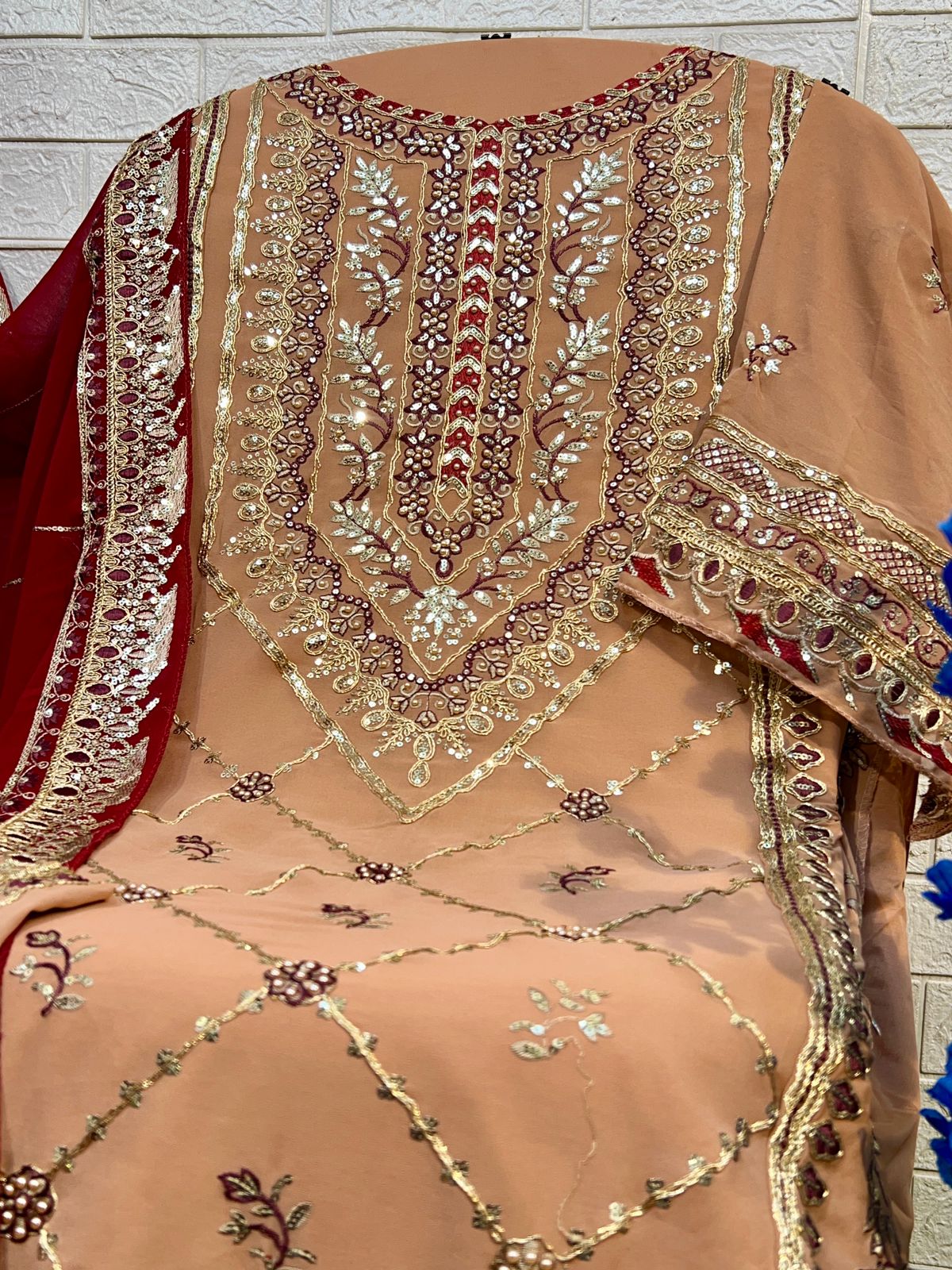 Zahra Rubab Alk Georgette Pakistani Salwar Suits Wholesaler Ahmedabad