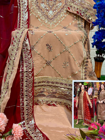 Zahra Rubab Alk Georgette Pakistani Salwar Suits Wholesaler Ahmedabad