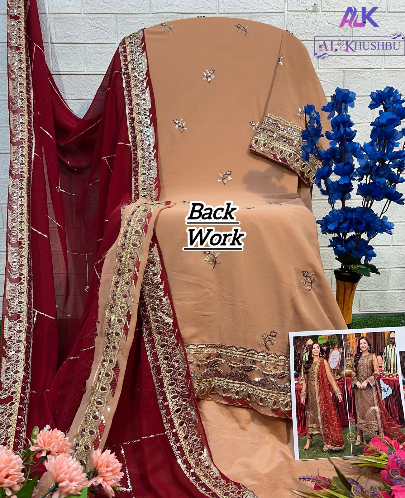 Zahra Rubab Alk Georgette Pakistani Salwar Suits Wholesaler Ahmedabad