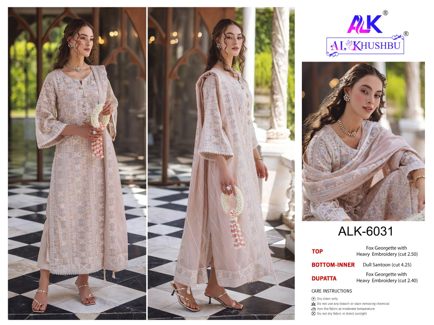 Zahra Rubab Alk Georgette Pakistani Salwar Suits Wholesaler Ahmedabad