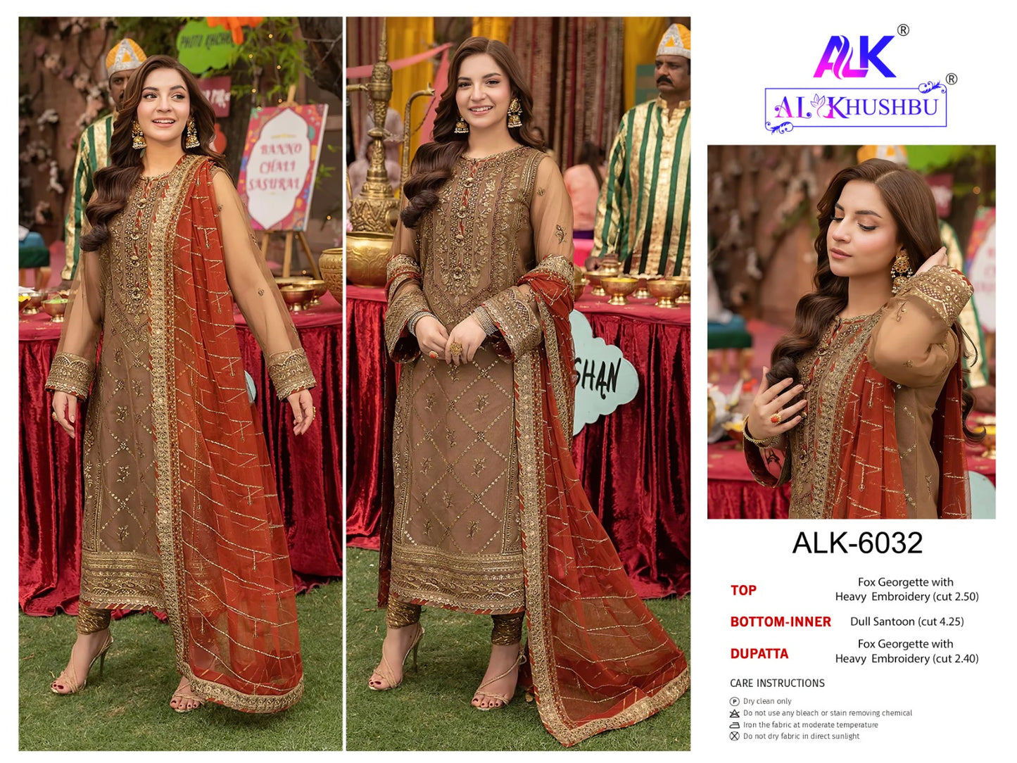 Zahra Rubab Alk Georgette Pakistani Salwar Suits Wholesaler Ahmedabad