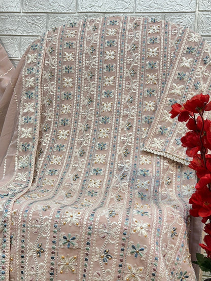 Zahra Rubab Alk Georgette Pakistani Salwar Suits Wholesaler Ahmedabad