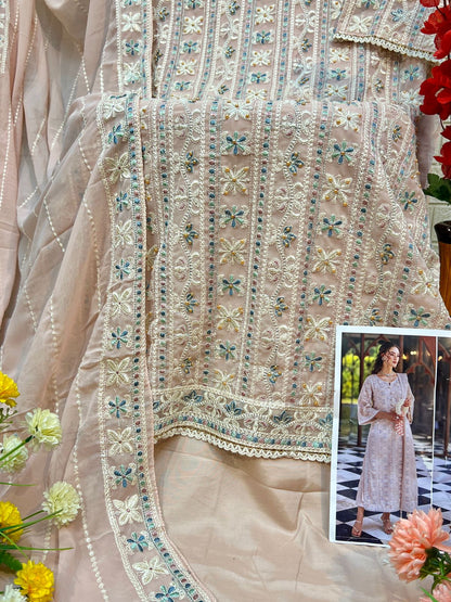 Zahra Rubab Alk Georgette Pakistani Salwar Suits Wholesaler Ahmedabad