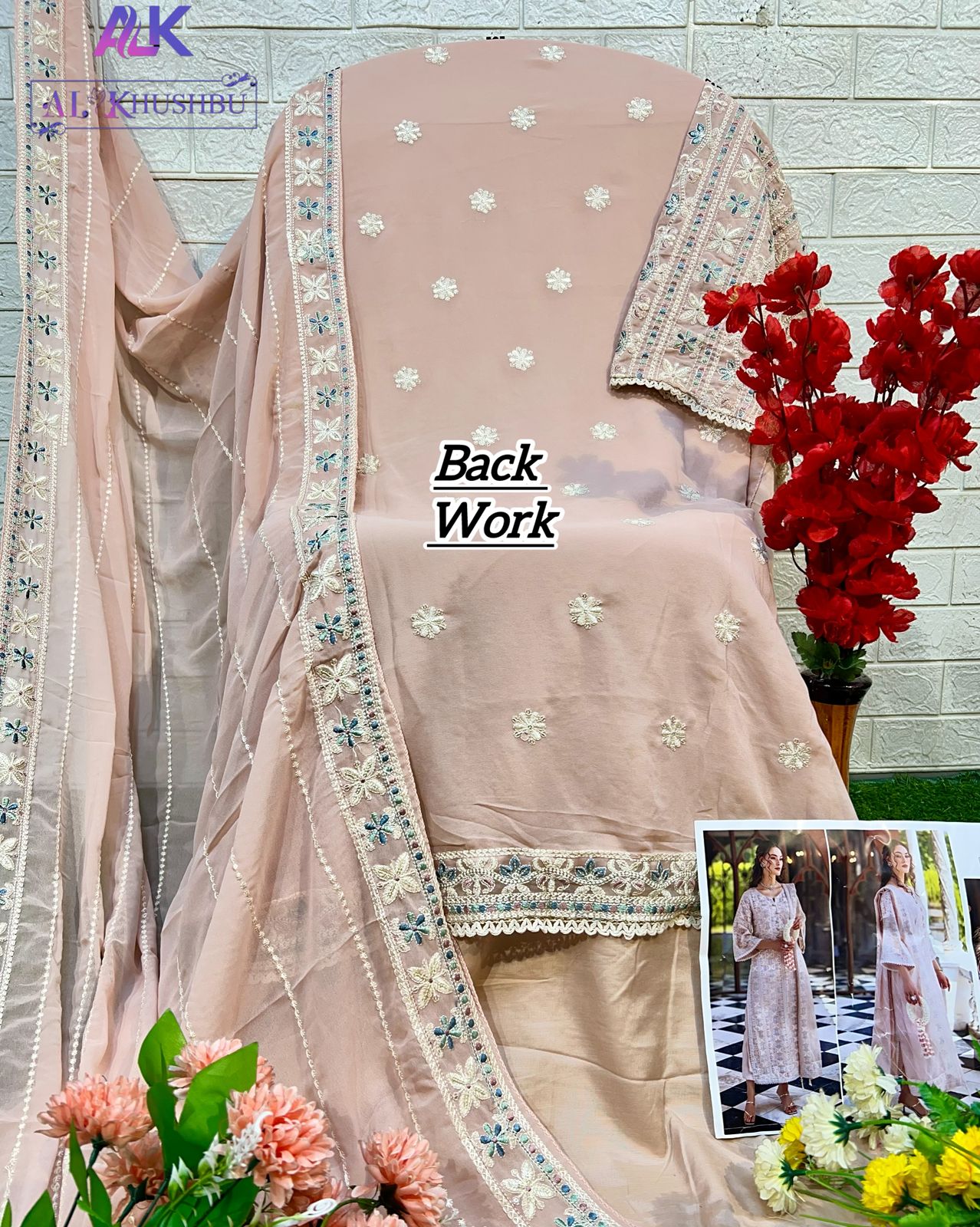 Zahra Rubab Alk Georgette Pakistani Salwar Suits Wholesaler Ahmedabad