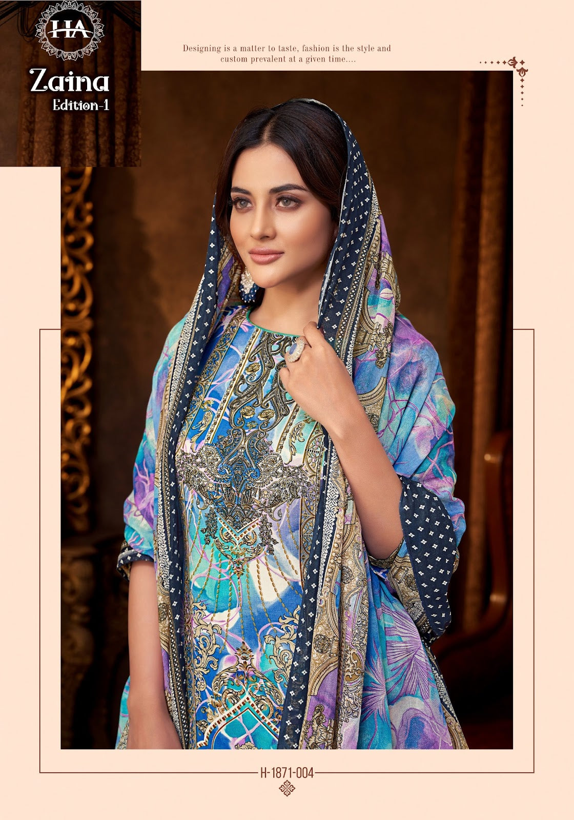 Zaina Alok Pure Viscose Karachi Salwar Suits Supplier Ahmedabad