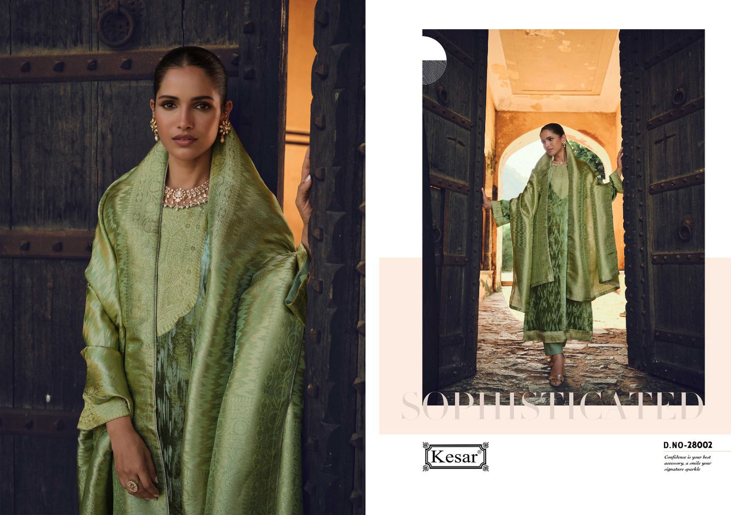 Zainab Kesar Velvet Suits Exporter India
