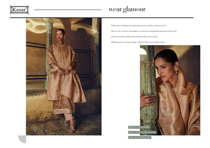 Zainab Kesar Velvet Suits Exporter India