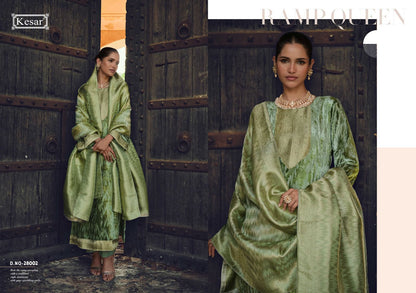 Zainab Kesar Velvet Suits Exporter India