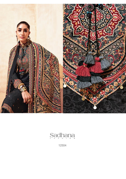 Zainab Sadhana Muslin Silk Pant Style Suits Exporter Ahmedabad