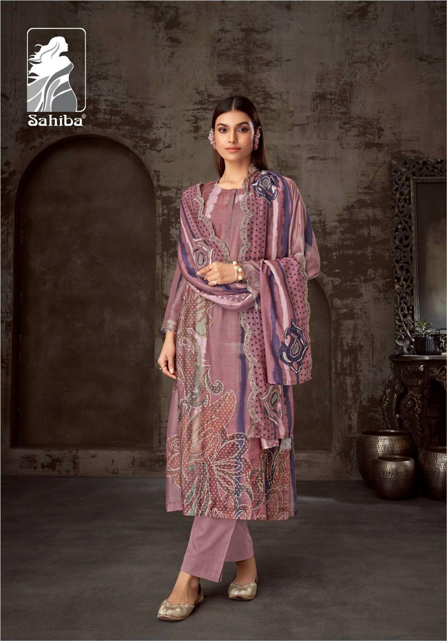 Zainab Sahiba Muslin Silk Pant Style Suits Manufacturer Ahmedabad