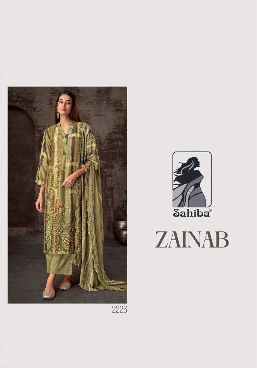 Zainab Sahiba Muslin Silk Pant Style Suits Manufacturer Ahmedabad