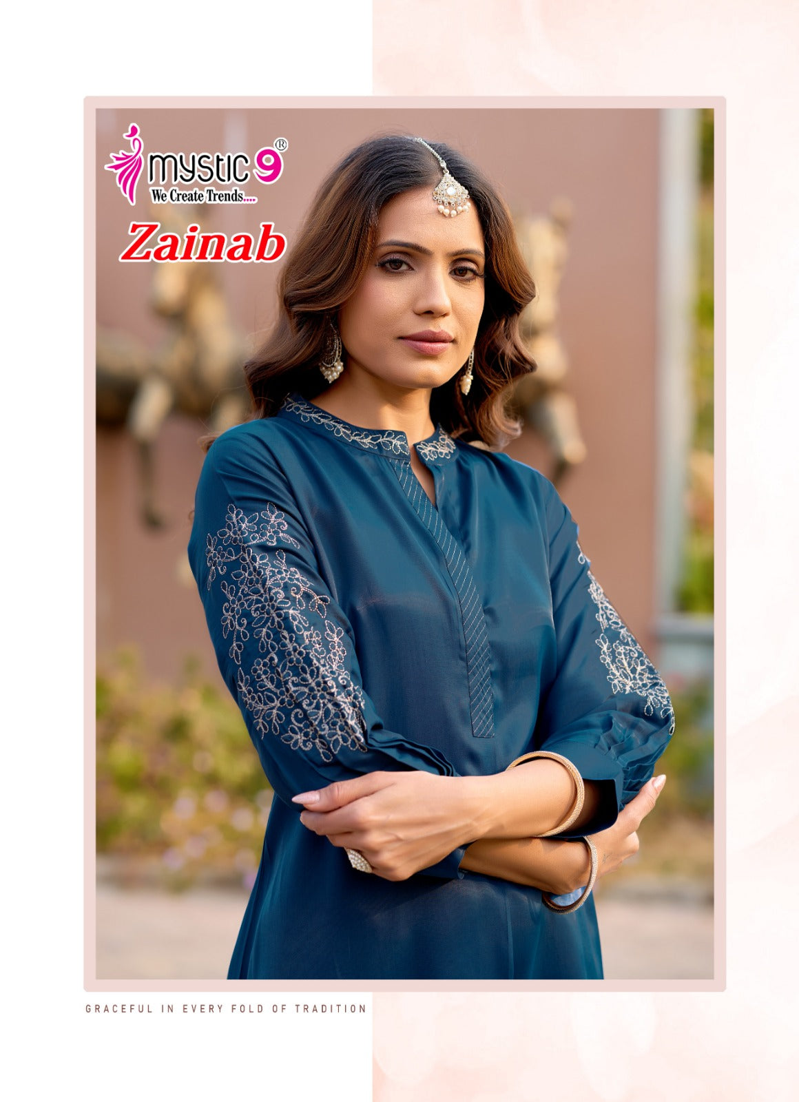 Zainab Vol 1 Mystic 9 Viscose Co Ord Set Exporter Ahmedabad