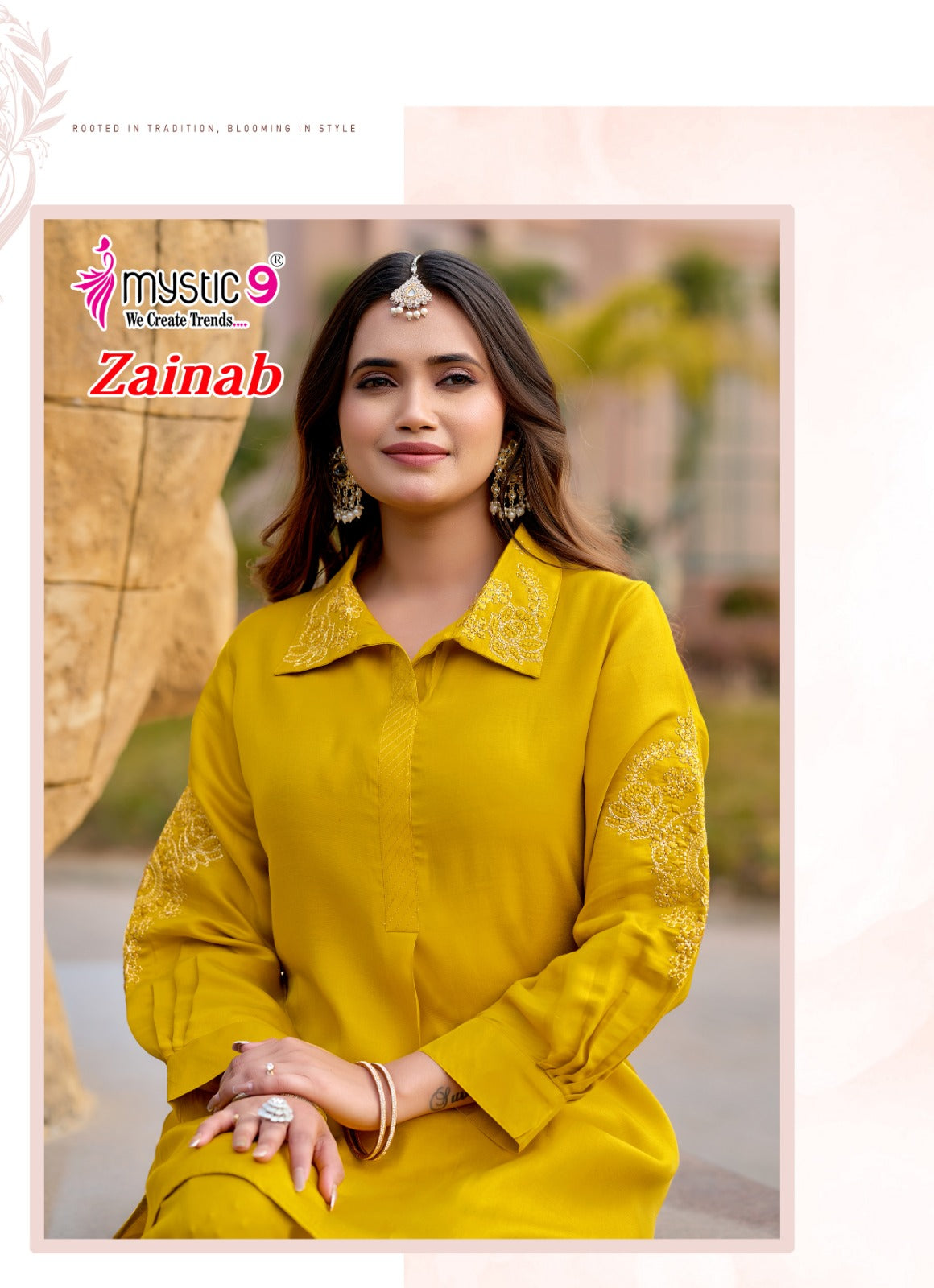Zainab Vol 1 Mystic 9 Viscose Co Ord Set Exporter Ahmedabad