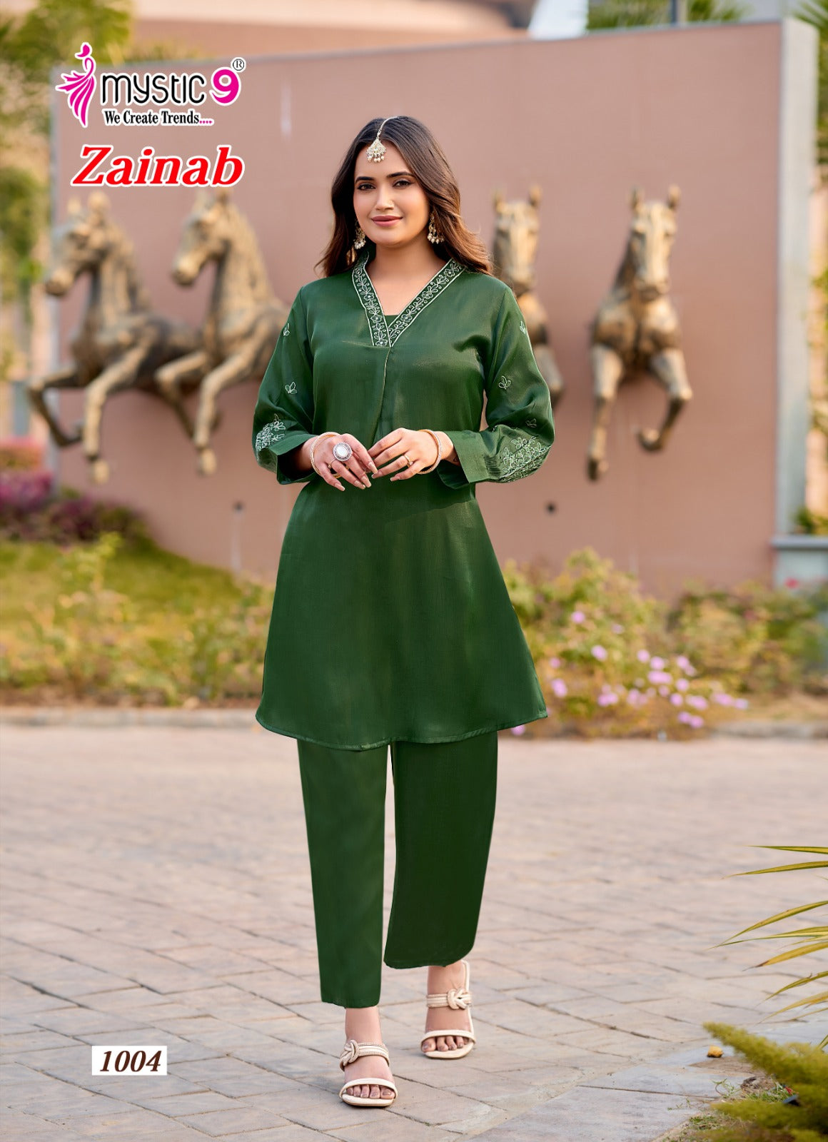 Zainab Vol 1 Mystic 9 Viscose Co Ord Set Exporter Ahmedabad