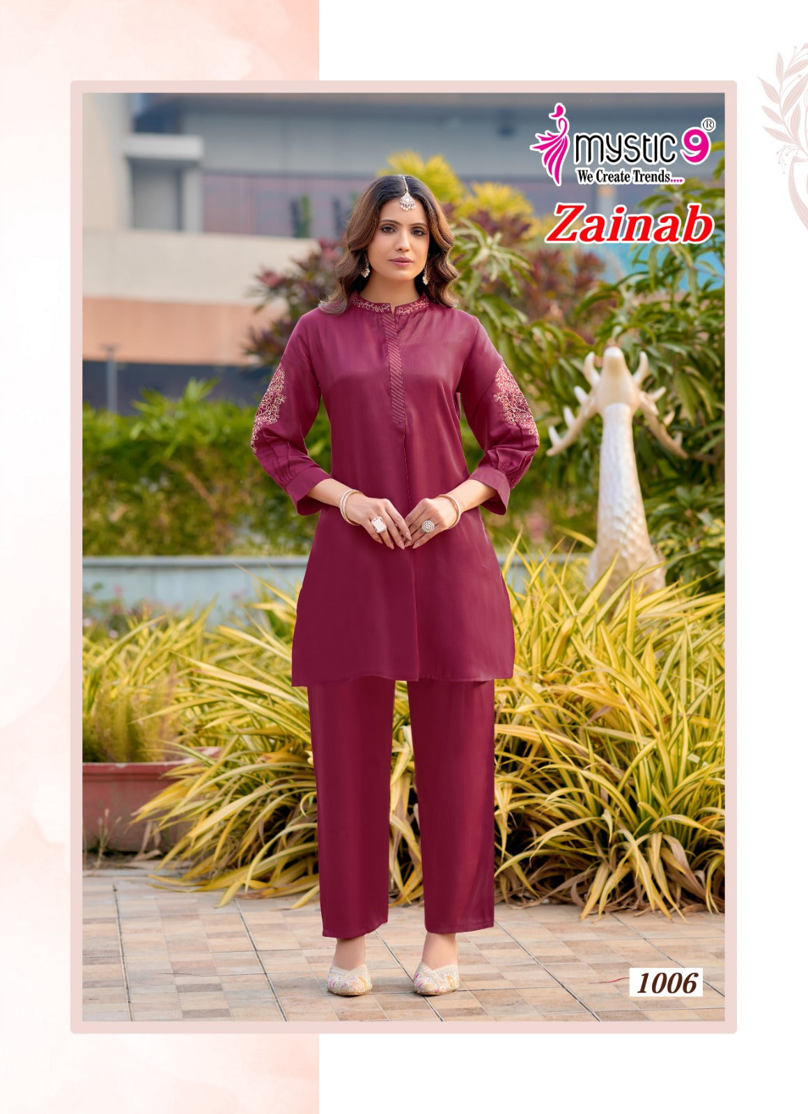 Zainab Vol 1 Mystic 9 Viscose Co Ord Set Exporter Ahmedabad
