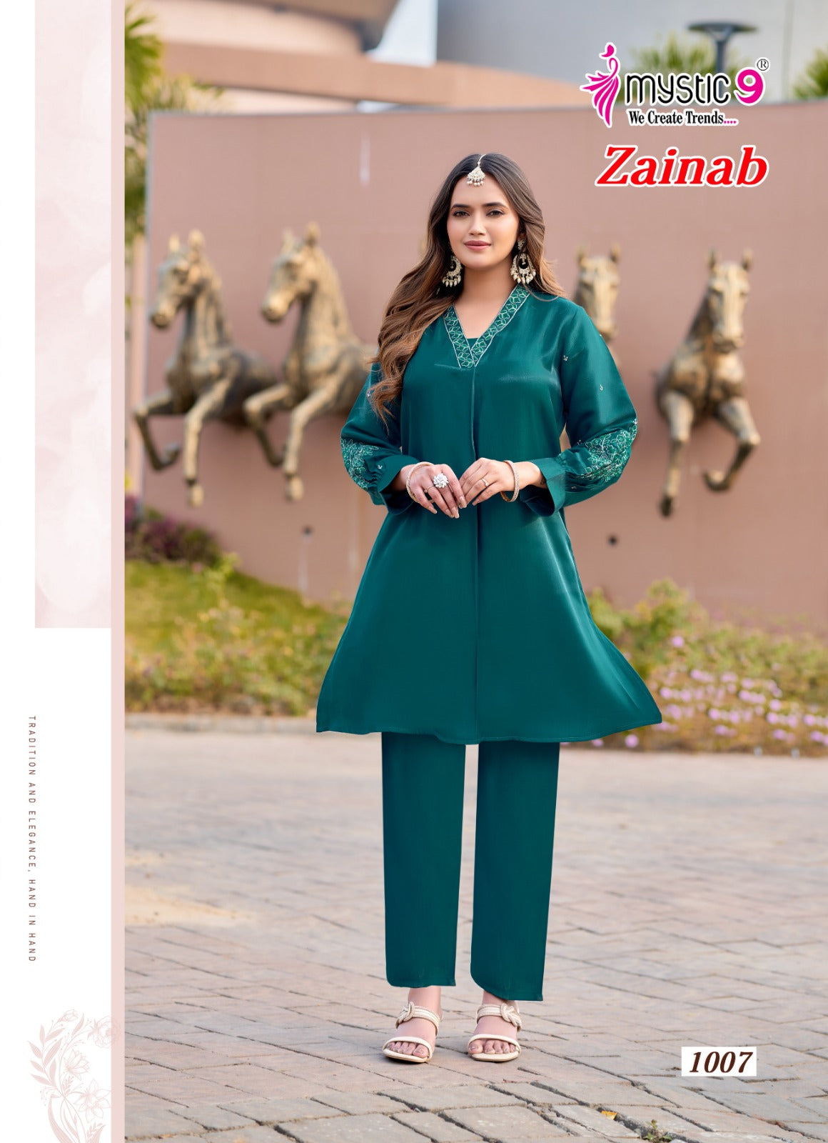 Zainab Vol 1 Mystic 9 Viscose Co Ord Set Exporter Ahmedabad