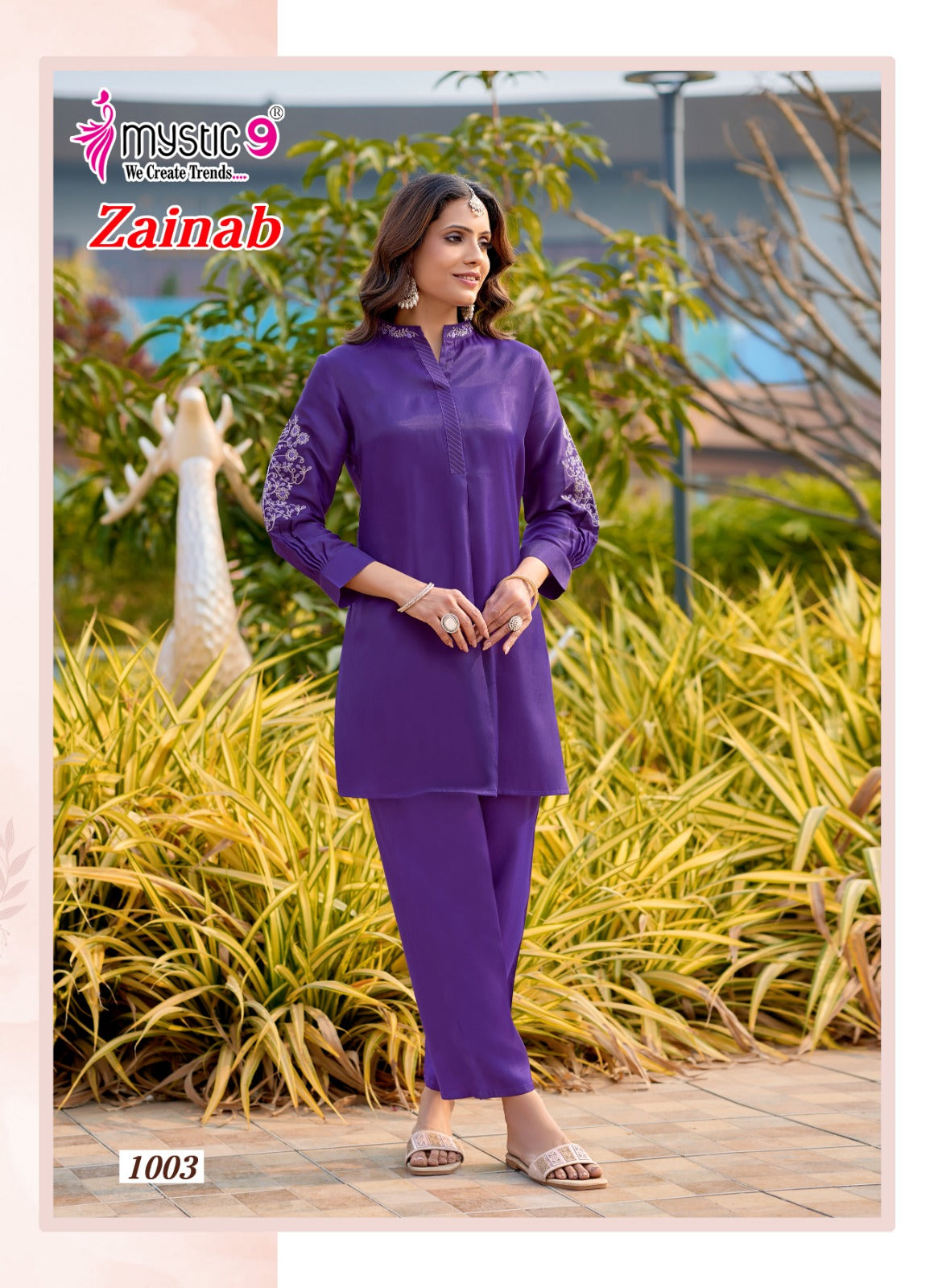 Zainab Vol 1 Mystic 9 Viscose Co Ord Set Exporter Ahmedabad