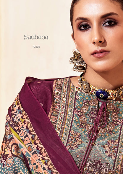 Zainab Vol 2 Sadhana Jam Cotton Pakistani Salwar Suits Wholesale Price