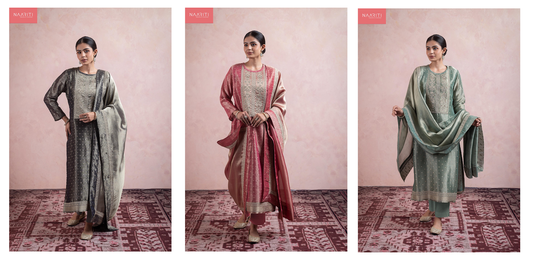 Zainas Naariti Pure Silk Pant Style Suits Manufacturer Gujarat