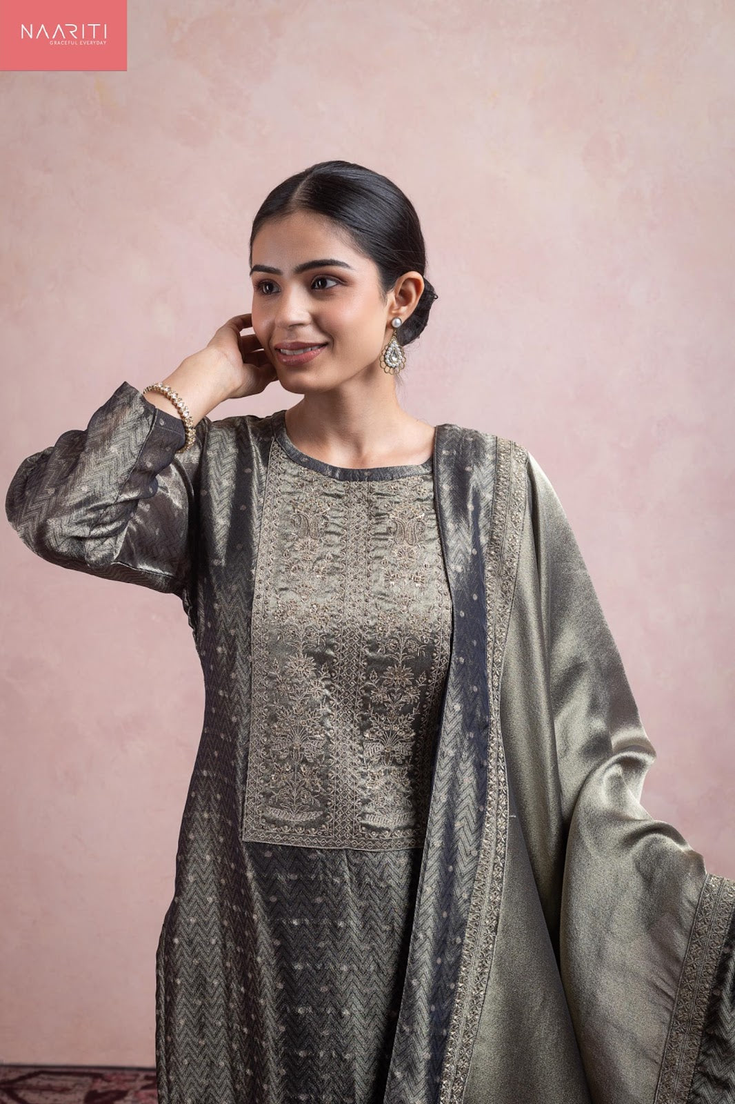 Zainas Naariti Pure Silk Pant Style Suits Manufacturer Gujarat