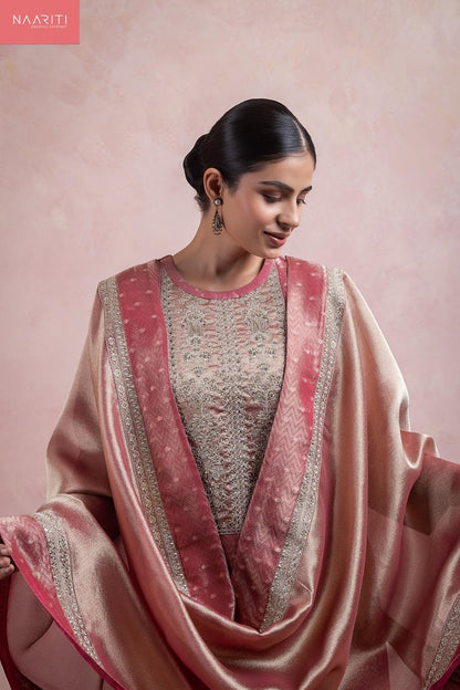 Zainas Naariti Pure Silk Pant Style Suits Manufacturer Gujarat