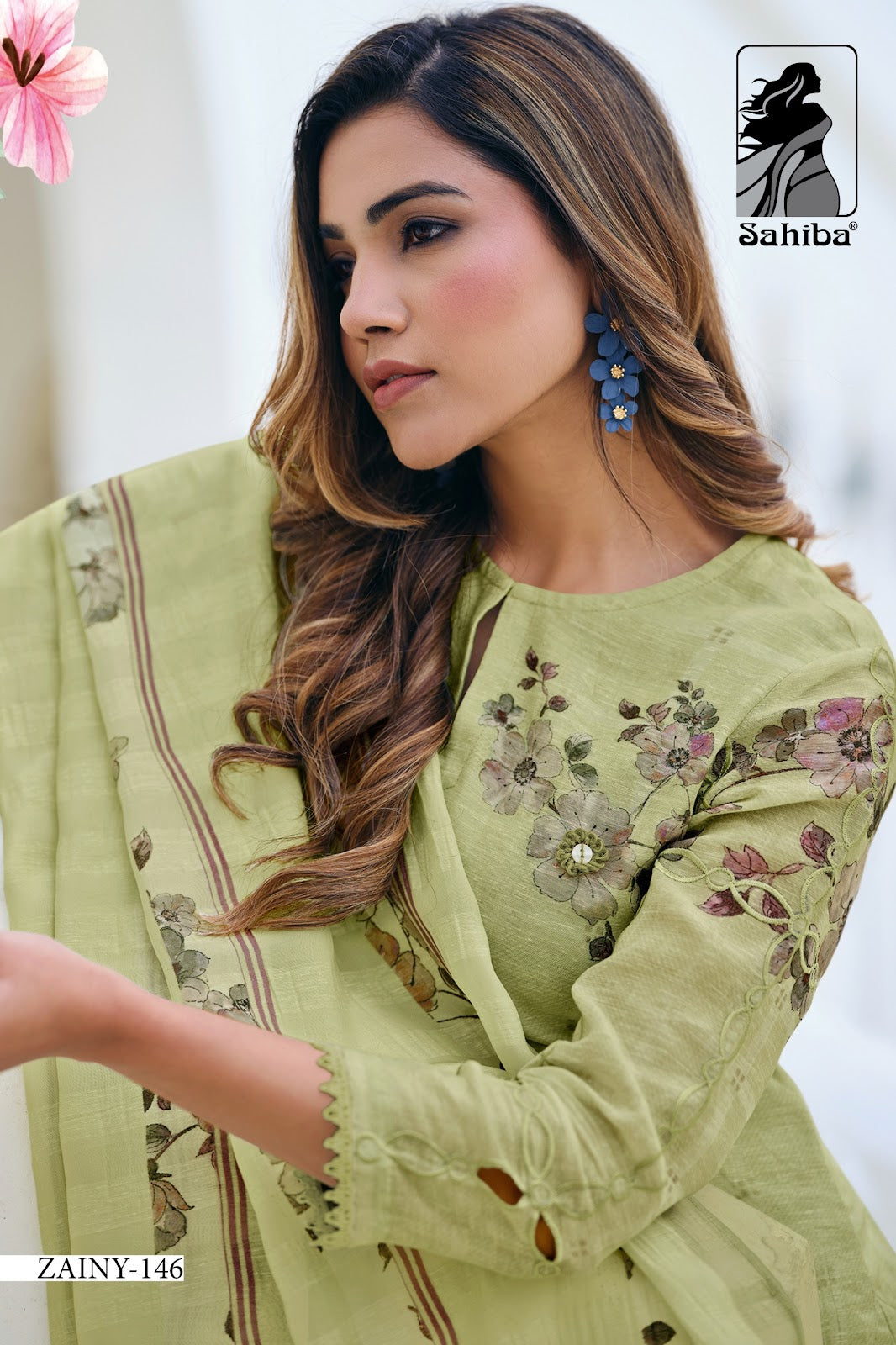 Zainy Sahiba Linen Pant Style Suits Wholesale