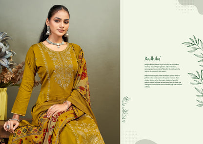Zaira Vol 1 Radhika Fashion Azara Zam Cotton Karachi Salwar Suits Supplier Gujarat