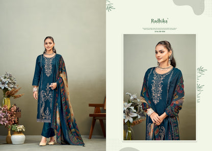 Zaira Vol 1 Radhika Fashion Azara Zam Cotton Karachi Salwar Suits Supplier Gujarat