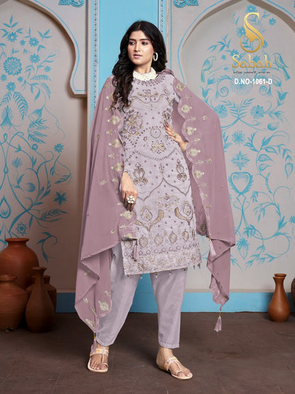 Zaira Sabah Fox Georgette Pakistani Salwar Suits Wholesaler India