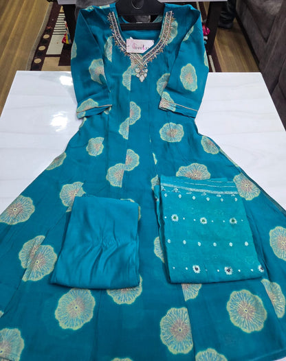 Zaira Series Dveeja Fashion Chanderi Readymade Anarkali Suits Wholesale Price
