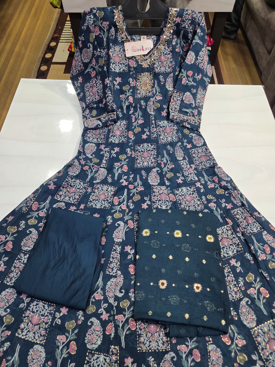 Zaira Series Dveeja Fashion Chanderi Readymade Anarkali Suits Wholesale Price