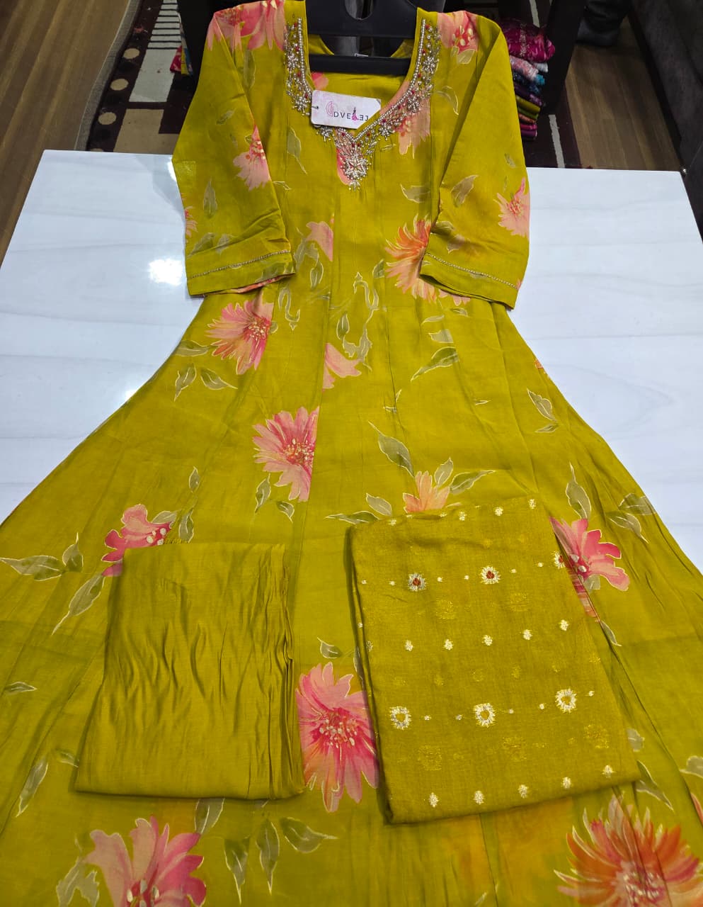 Zaira Series Dveeja Fashion Chanderi Readymade Anarkali Suits Wholesale Price