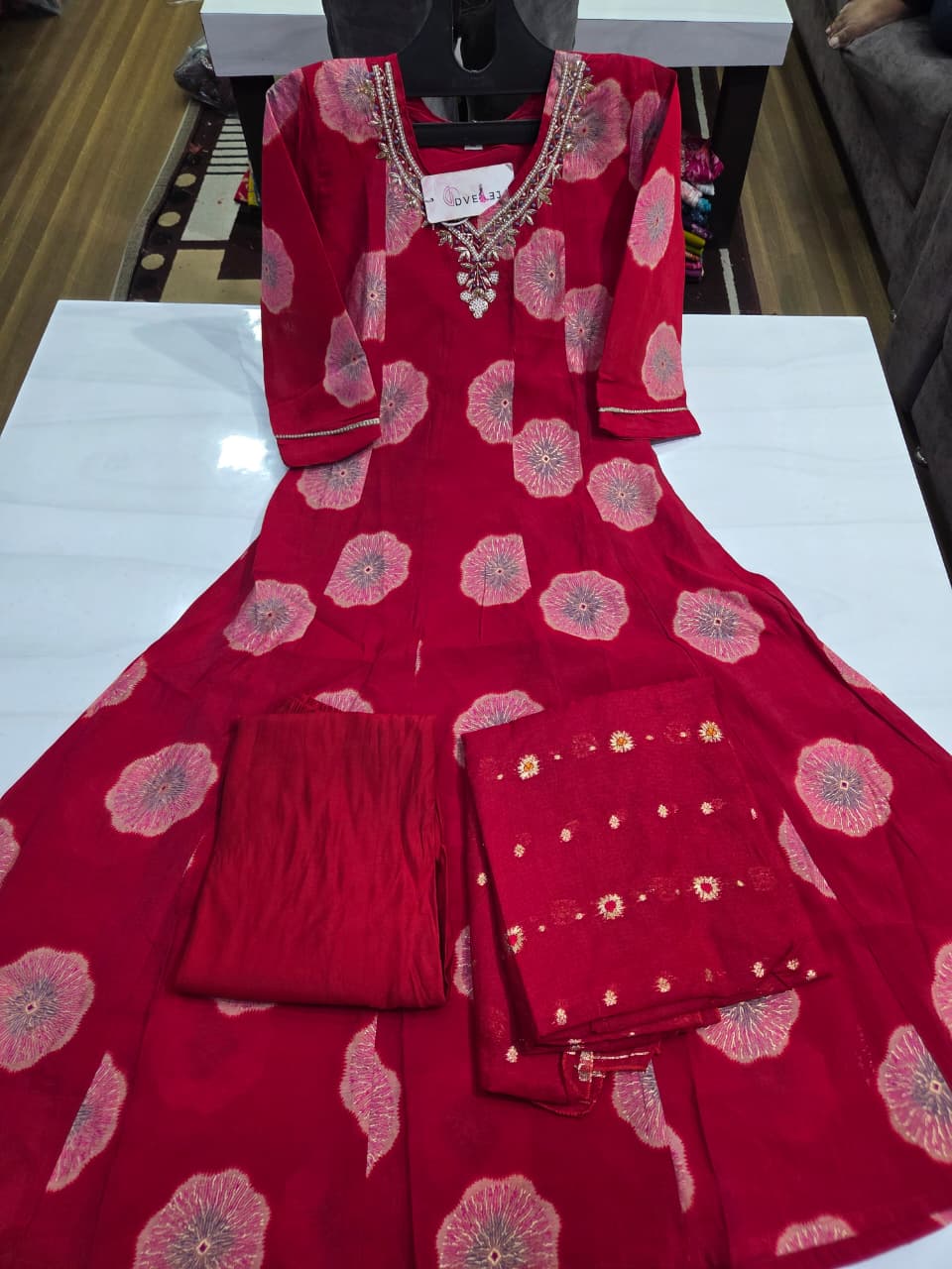 Zaira Series Dveeja Fashion Chanderi Readymade Anarkali Suits Wholesale Price