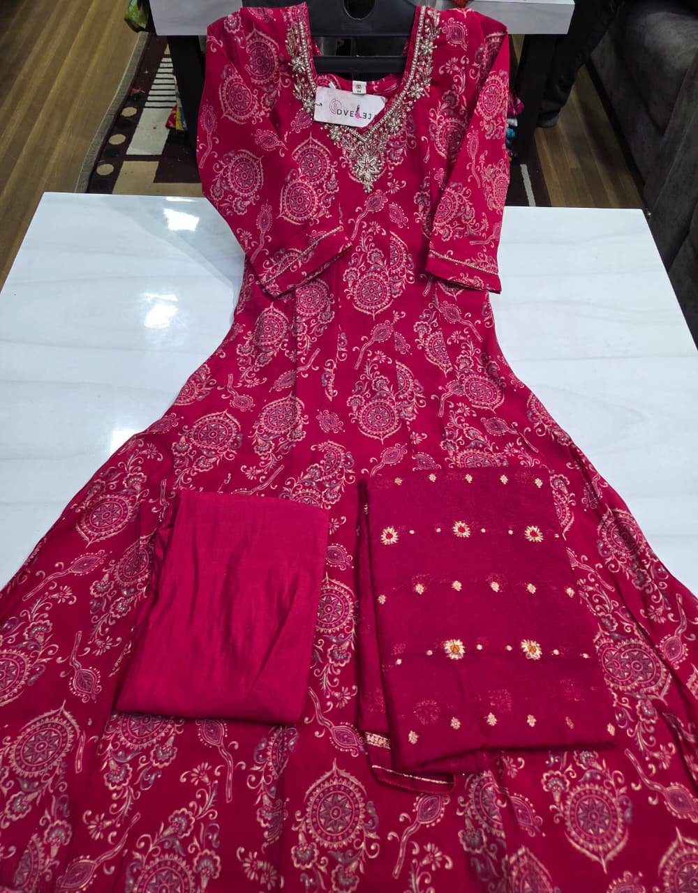 Zaira Series Dveeja Fashion Chanderi Readymade Anarkali Suits Wholesale Price