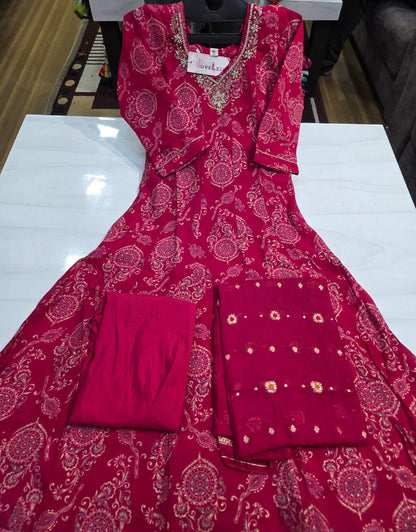 Zaira Series Dveeja Fashion Chanderi Readymade Anarkali Suits Wholesale Price