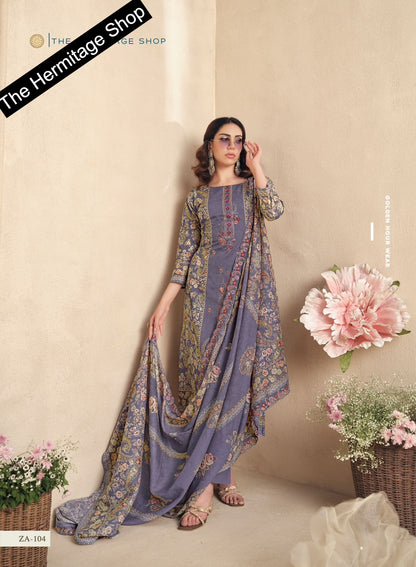 Zaira The Hermitage Shop Lawn Karachi Salwar Suits Manufacturer Gujarat