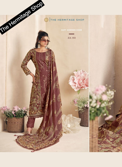 Zaira The Hermitage Shop Lawn Karachi Salwar Suits Manufacturer Gujarat