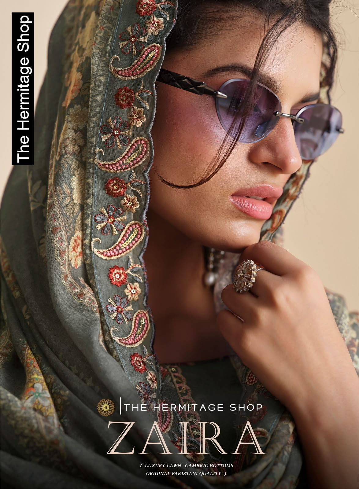 Zaira The Hermitage Shop Lawn Karachi Salwar Suits Manufacturer Gujarat