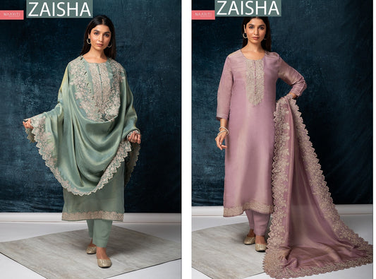 Zaisha Naariti Tissue Pant Style Suits Manufacturer