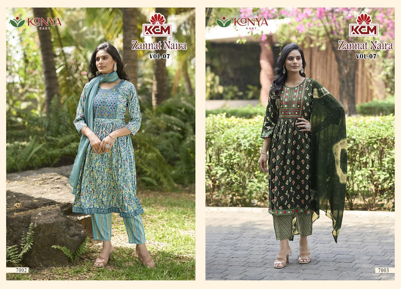 Zannat Naira Vol 7 Kcm Capsule Readymade Pant Style Suits Exporter