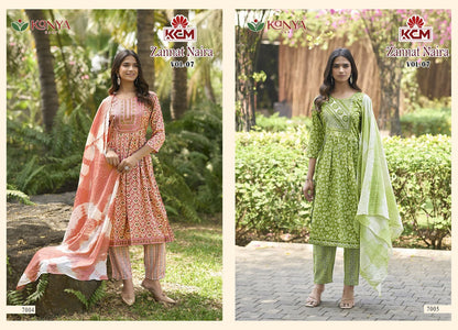 Zannat Naira Vol 7 Kcm Capsule Readymade Pant Style Suits Exporter