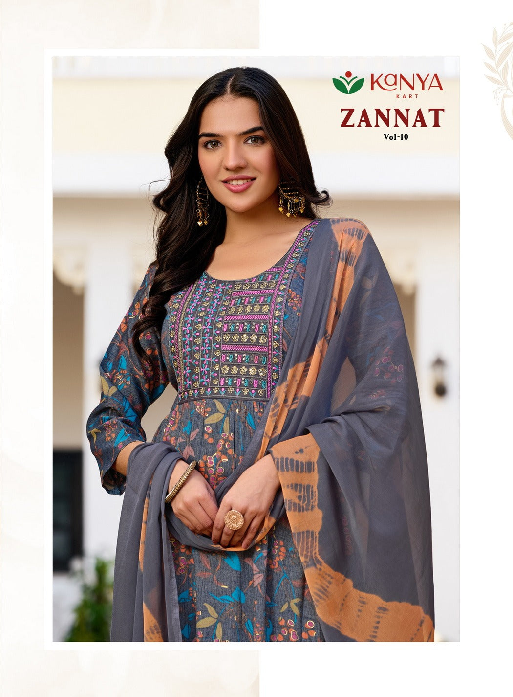 Zannat Vol 10 Kanya Kart Capsule Readymade Anarkali Suits Manufacturer