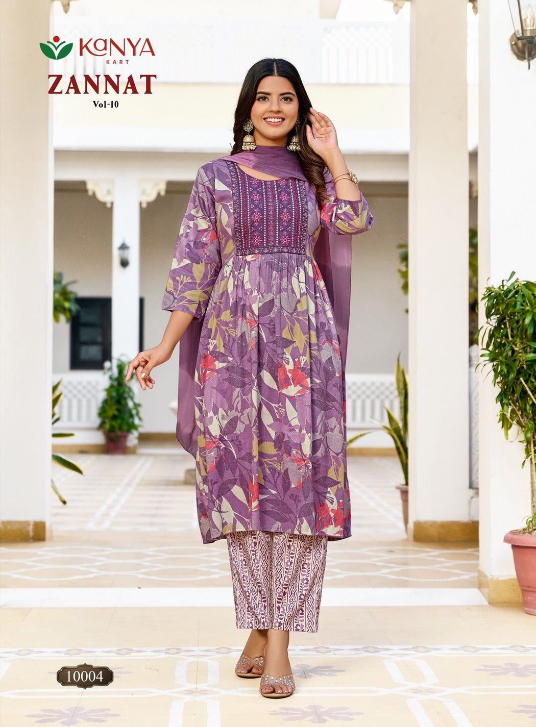 Zannat Vol 10 Kanya Kart Capsule Readymade Anarkali Suits Manufacturer
