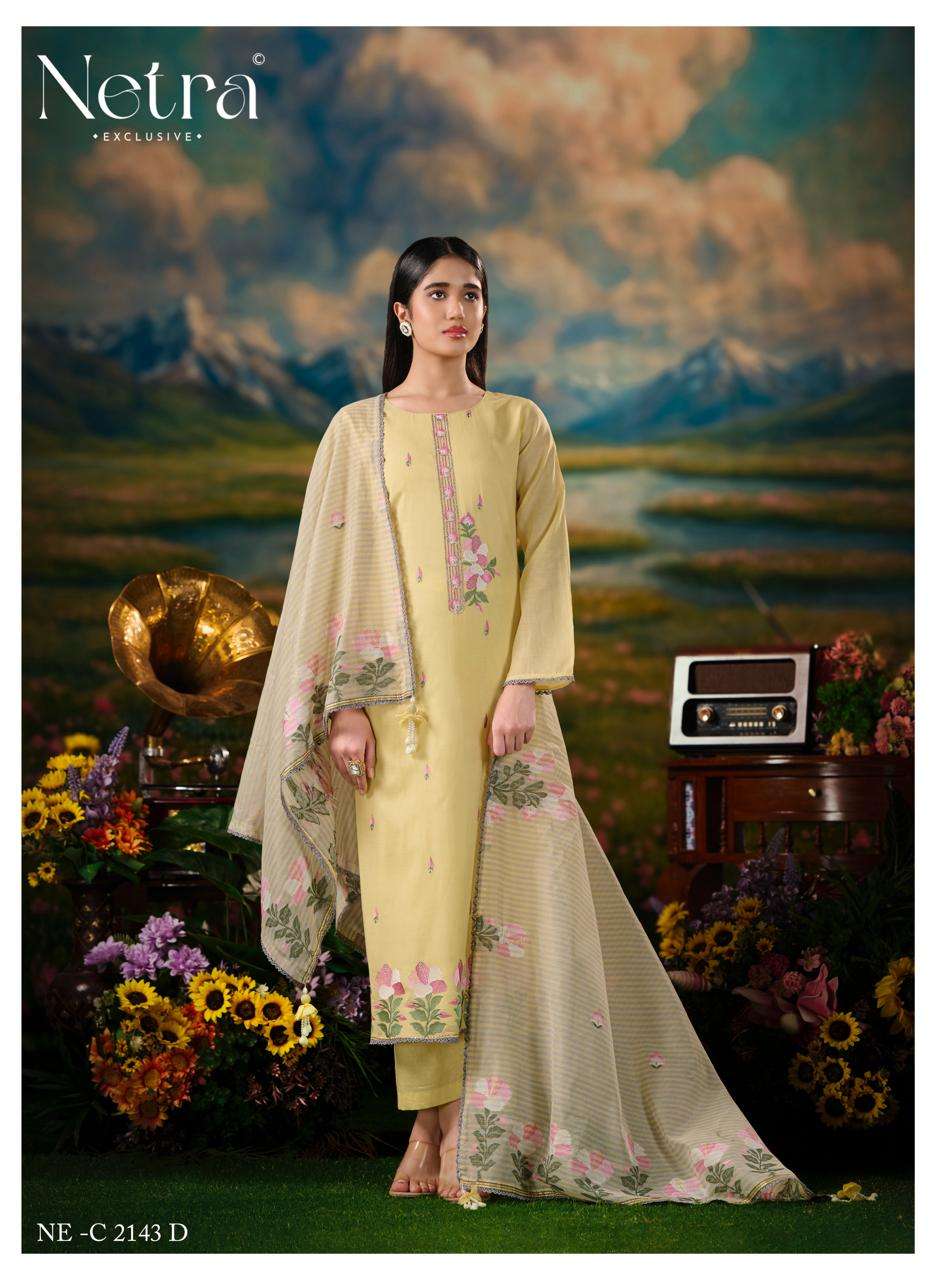 Zanya Netra Banarasi Pant Style Suits Exporter Ahmedabad